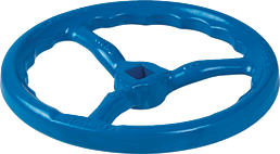 Handwheel DN400 d600 cast blue