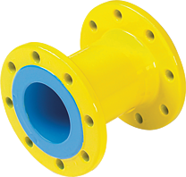 Flange pipe DN 50 L = 100 mm gas