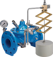 Float valve with progressive control valve DN 1 1/2" PN 10/16