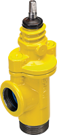 House connection corner valve IG 1" AG 1 1/4" PN 5 Gas