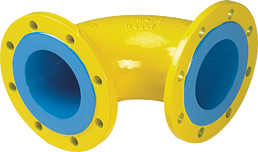 Flange curved section 90° DN 50 PN 5 gas