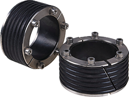 Anelli di tenuta a pressione interno/esterno per montaggio a secco PE d 32 mm d 100 / 53 mm e d 100 / 60 mm gas