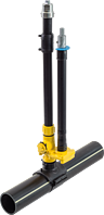 Gas vent pipe Hawlinger PE-nozzle complete