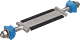 Fascetta INOX per collari di presa universali DN 60 L = 350 mm DA 74 - 82 mm