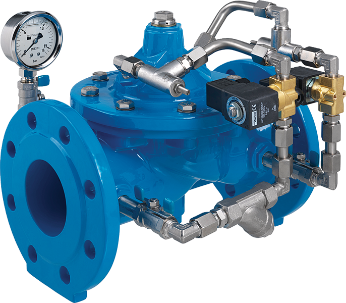 On/Off valve for electrical remote control stepwise working - closed ...